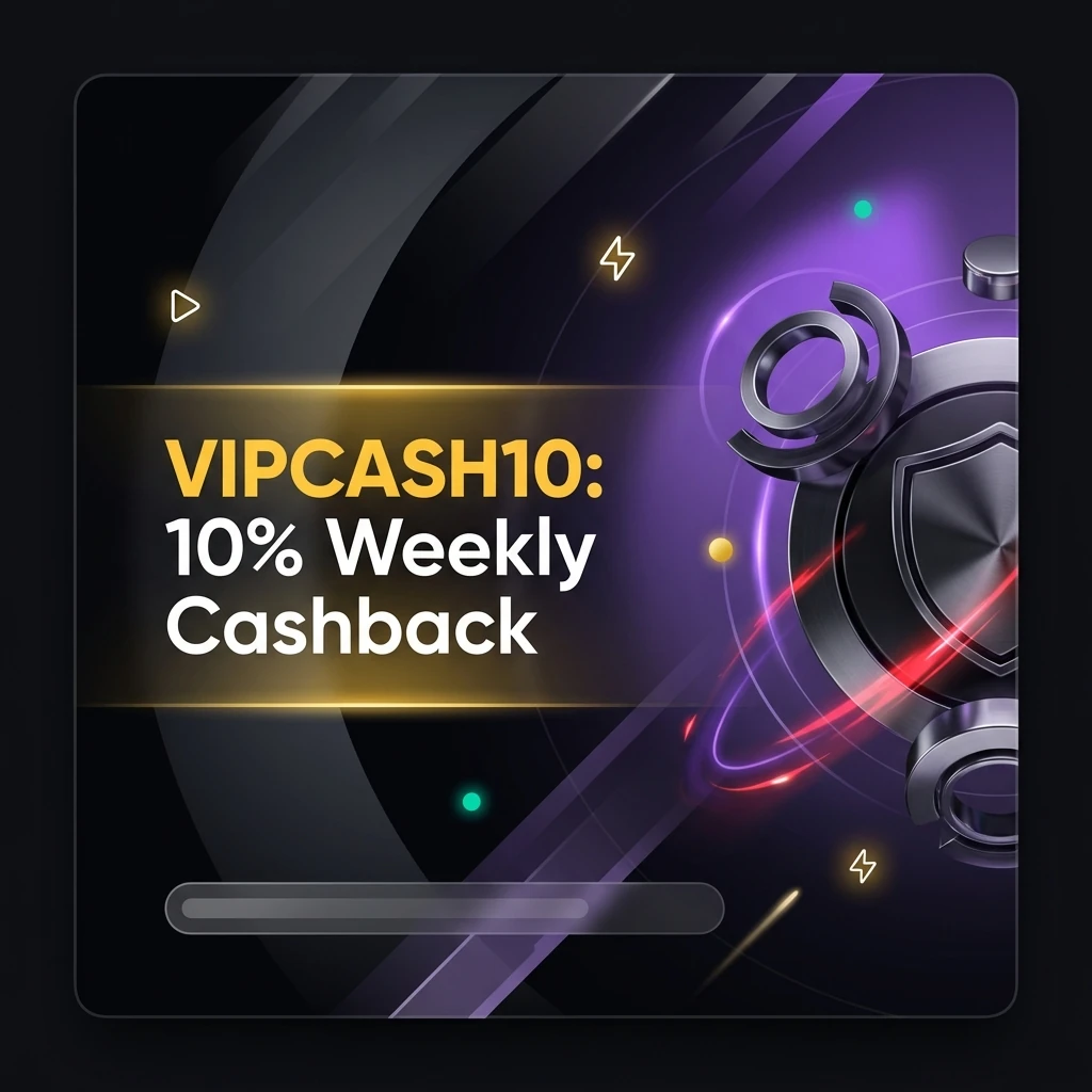 VIPCASH10: 10% Weekly Cashback